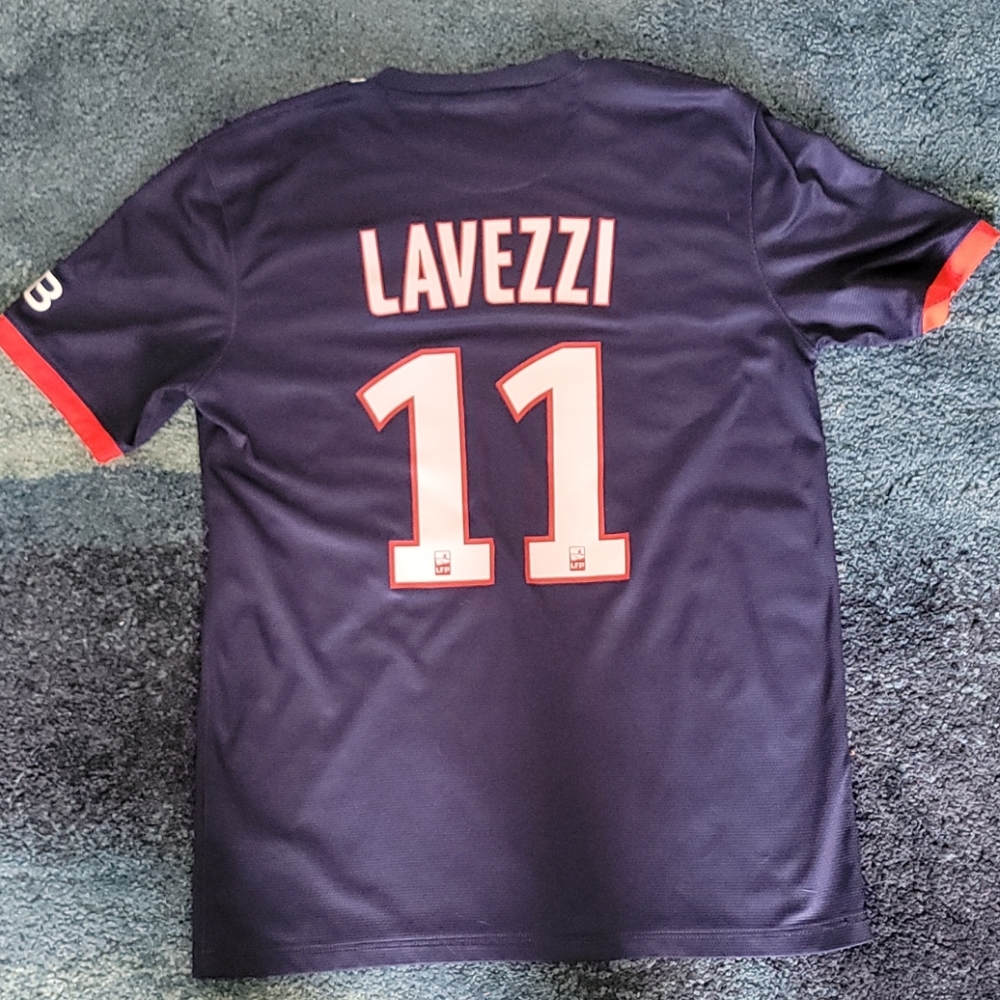 PSG home soccer jersey